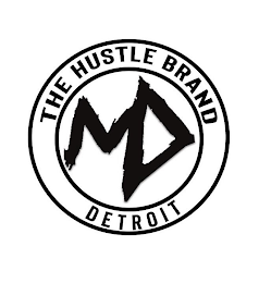 MD THE HUSTLE BRAND DETROIT logo