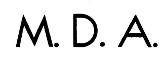 M.D.A. logo