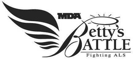 MDA BETTY'S BATTLE FIGHTING ALS logo