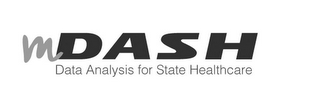 MDASH DATA ANALYSIS FOR STATE HEALTHCARE logo