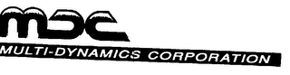 MDC MULTI-DYNAMICS CORPORATION logo