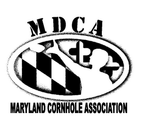 MDCA MARYLAND CORNHOLE ASSOCIATION logo