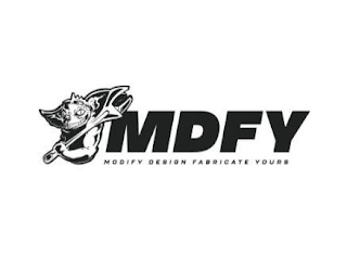 MDFY MODIFY DESIGN FABRICATE YOURS logo