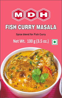 MDH FISH CURRY MASALA SPICES BLEND FOR FISH CURRY NET WT. 100 G (3.5 OZ.) logo
