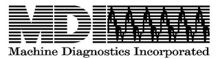 MDI MACHINE DIAGNOSTICS INCORPORATED logo