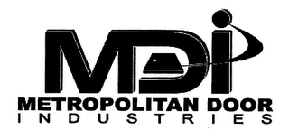 MDI METROPOLITAN DOOR INDUSTRIES logo