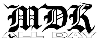 MDK ALL DAY logo