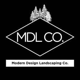 MDL CO. MODERN DESIGN LANDSCAPING CO. logo