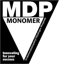 MDP MONOMER INNOVATING FOR YOUR SUCCESS 10-METHACRYLOYLOXYDECYL DIHYDROGEN PHOSPHATE logo
