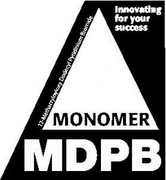 MDPB MONOMER INNOVATING FOR YOUR SUCCESS logo