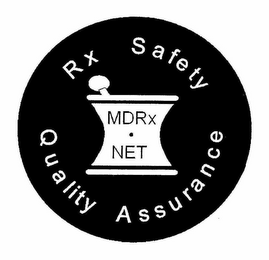 MDRX .NET RX SAFETY QUALITY ASSURANCE logo
