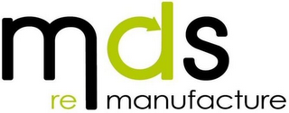 MDS RE MANUFACTURE logo