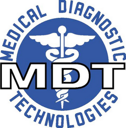 MDT MEDICAL DIAGNOSTIC TECHNOLOGIES logo