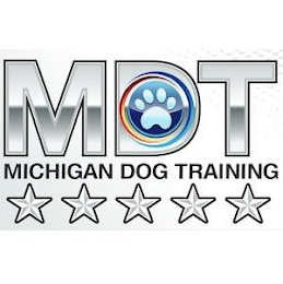MDT MICHIGAN DOG TRAINING logo