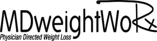 MDWEIGHTWORX PHYSICIAN DIRECTED WEIGHT LOSS logo