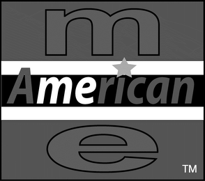 ME AMERICAN logo
