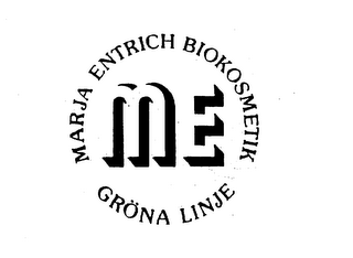 ME MARJA ENTRICH BIOKOSMETIK GRONA LINJE logo