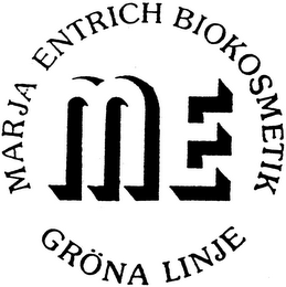 ME MARJA ENTRICH BIOKOSMETIK GRÖNA LINJE logo