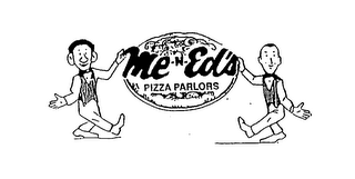 ME-N-ED'S PIZZA PARLORS logo