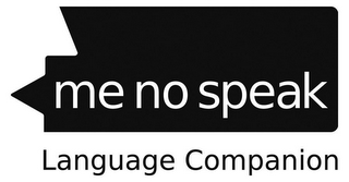 ME NO SPEAK LANGUAGE COMPANION logo