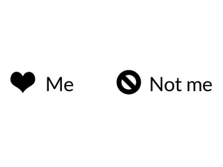 ME NOT ME logo