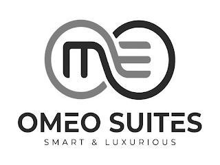 ME OMEO SUITES SMART & LUXURIOUS logo