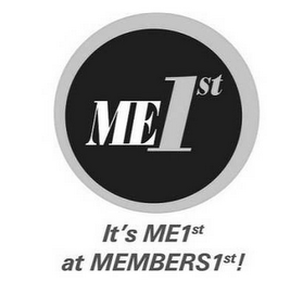 ME1ST IT'S ME1ST AT MEMBERS1ST! logo