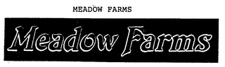 MEADOW FARMS logo