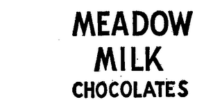 MEADOW MILK CHOCOLATES logo