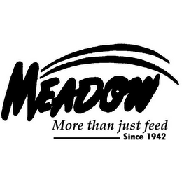 MEADOW MORE THAN JUST FEED SINCE 1942 logo