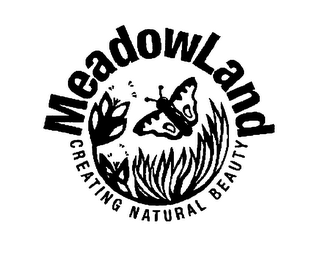 MEADOWLAND CREATING NATURAL BEAUTY logo