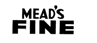 MEAD'S FINE logo