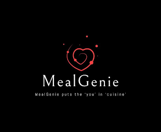 MEALGENIE MEALGENIE PUTS THE 'YOU' IN CUISINE logo