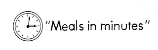 "MEALS IN MINUTES" logo