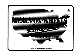 MEALS-ON-WHEELS AMERICA FOR HOMEBOUND ELDERLY TECHNICAL ASSISTANCE EFFORT logo