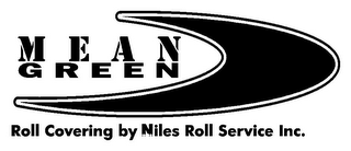 MEAN GREEN ROLL COVERING BY NILES ROLL SERVICE INC. logo