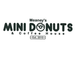 MEANEY'S MINI DONUTS & COFFEE HOUSE · EST. 2010 · logo