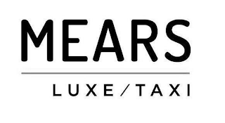 MEARS LUXE TAXI logo