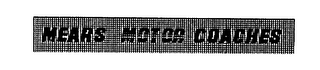 MEARS MOTOR COACHES logo
