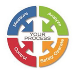 MEASURE ANALYZE SAFELY OPERATE CONTROL YOUR PROCESS logo