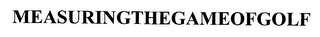 MEASURING THE GAME OF GOLF logo
