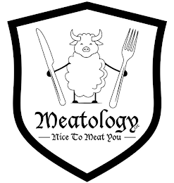 MEATOLOGY LLC NICE TO MEAT YOU logo