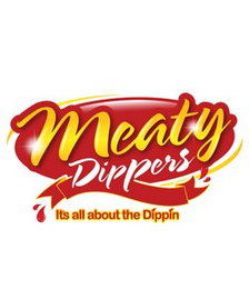 MEATY DIPPERS ITS ALL ABOUT THE DIPPIN logo