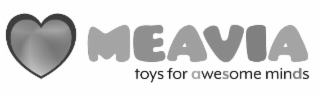 MEAVIA TOYS FOR AWESOME MINDS logo