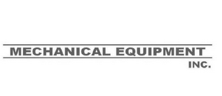 MECHANICAL EQUIPMENT INC. logo