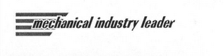 MECHANICAL INDUSTRY LEADER logo