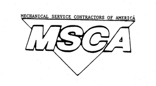 MECHANICAL SERVICE CONTRACTORS OF AMERICA MSCA logo