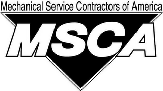 MECHANICAL SERVICE CONTRACTORS OF AMERICA MSCA logo