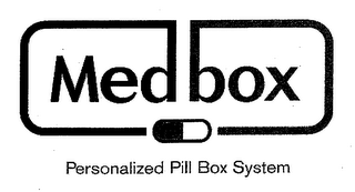 MED BOX PERSONALIZED PILL BOX SYSTEM logo
