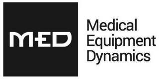 MED MEDICAL EQUIPMENT DYNAMICS logo
